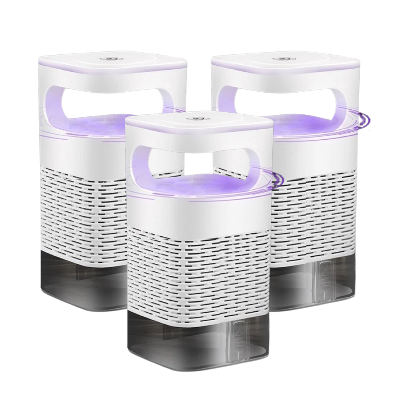 Combo 3 đèn bắt muỗi-máy bắt muỗi diệt côn trùng thông minh kiêm đèn ngủ có cổng sạc USB