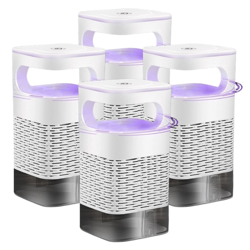 Combo 4 đèn bắt muỗi-máy bắt muỗi diệt côn trùng thông minh kiêm đèn ngủ có cổng sạc USB