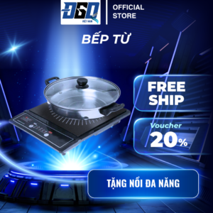 Bếp từ đơn MS21107 Thái Lan công suất 2000W kèm nồi đa năng