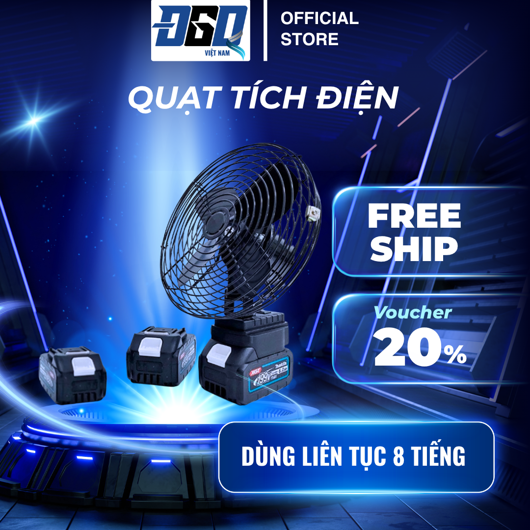 Quạt tích điện Makita chính hãng